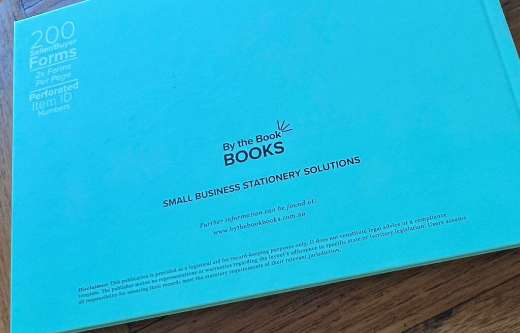 By The Book Books, Back Cover